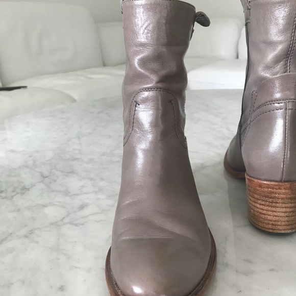 Alberto Fermani Grey Leather Boots— Barely Worn! - Picture 7 of 8